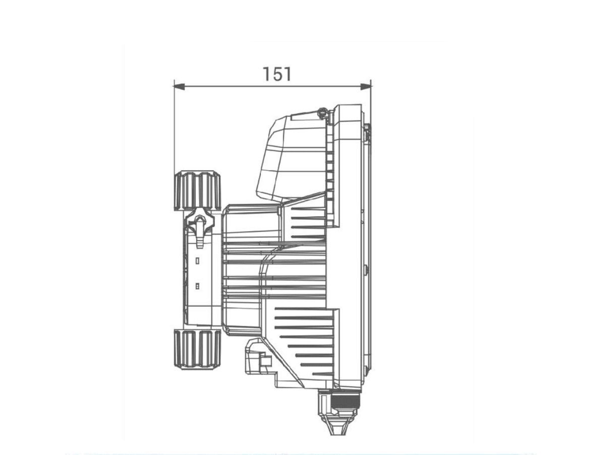 Máy Bơm Định Lượng Hồ Bơi Emaux CTRL20-PH, Bơm châm hóa chất điều chỉnh PH bằng điện